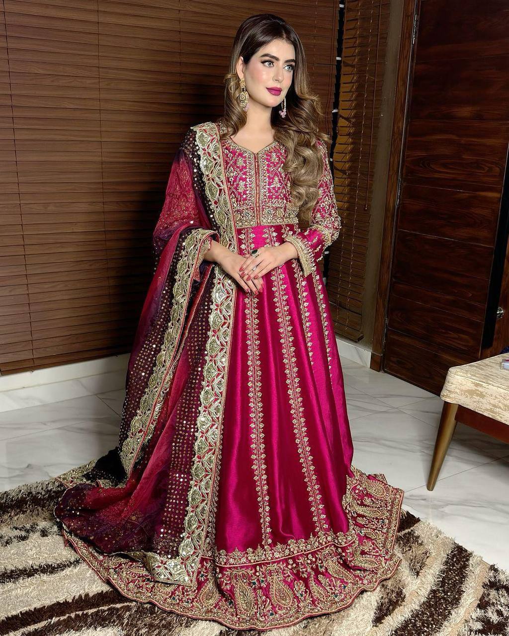 Amira Georgette Embroidery Sequence Work Designer Salwar Suit Set