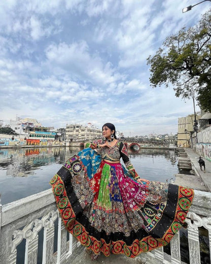 Celebrate Navratri in Style with Our Vibrant Multicolor Lehenga Choli