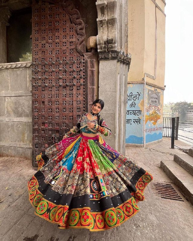 Celebrate Navratri in Style with Our Vibrant Multicolor Lehenga Choli