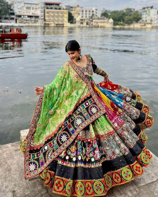 Celebrate Navratri in Style with Our Vibrant Multicolor Lehenga Choli