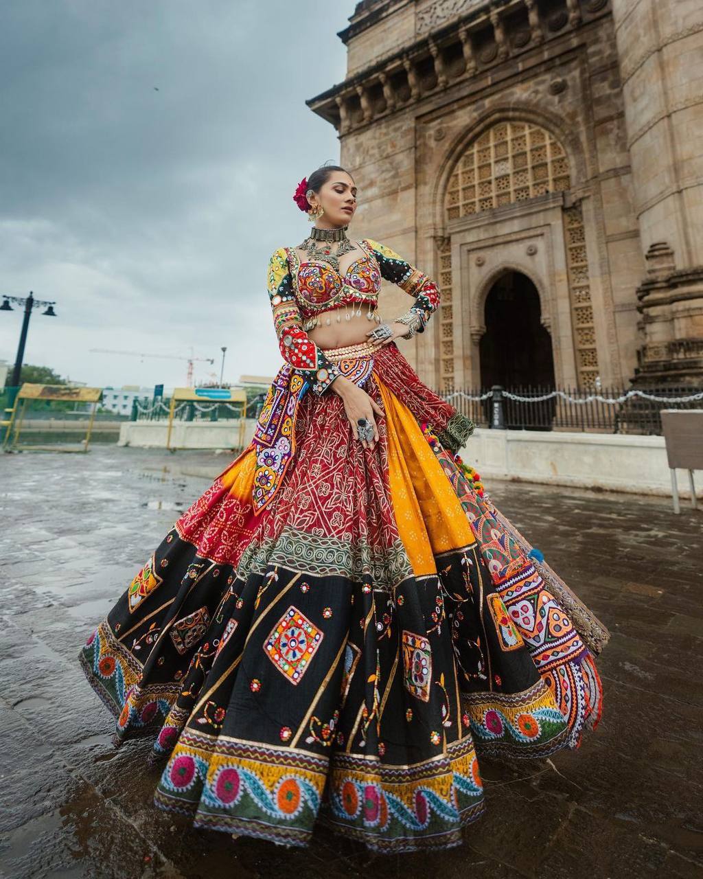 Dance the Night Away in Stunning Traditional Attire Navratri Lehenga Choli