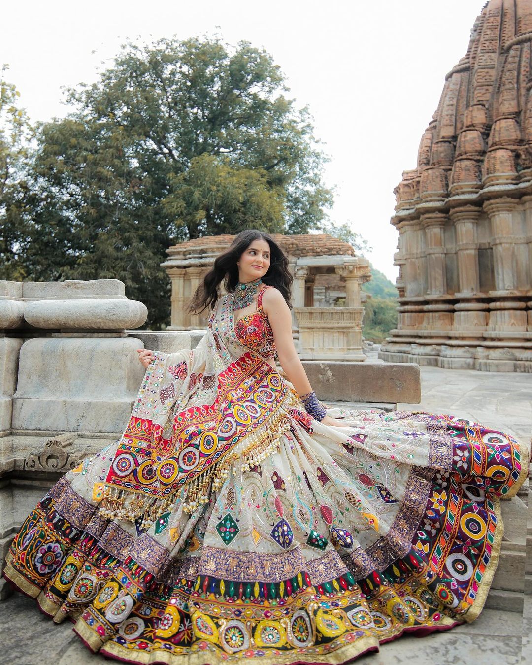 Festive Elegance: Handcrafted Navratri Chaniya Choli