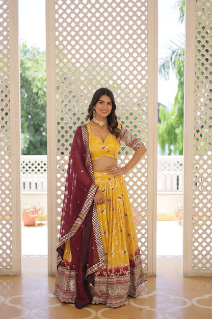 Traditional Elegance with a Modern Touch Lahenga Choli Set