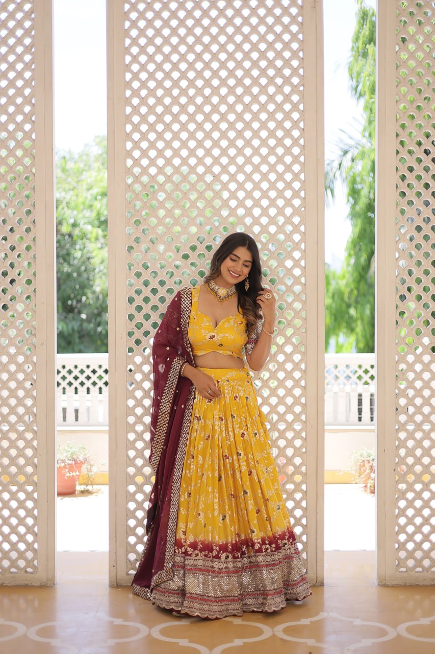 Traditional Elegance with a Modern Touch Lahenga Choli Set