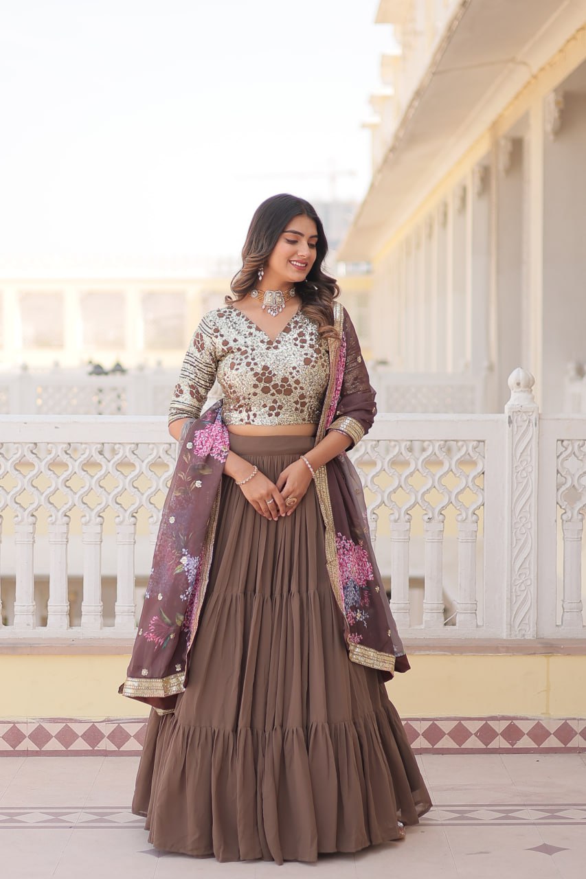 Sparkle and Shine Designer Lehenga Choli Set